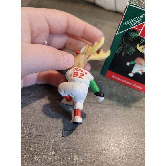 Hallmark reindeer Champs Donder 1992 ornament Xmas decor - Picture 5 of 5